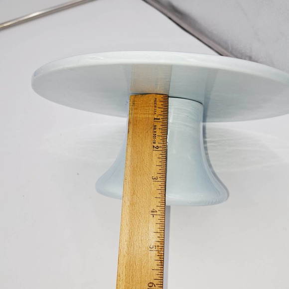 Holiday Style Tiffany Blue color cake stand/plate Snowflakes - Picture 5 of 7